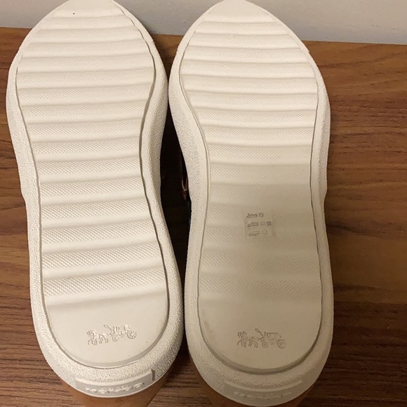 Coach NWOB Women’s Limited Edition Wildbeast Napa Brown/Mist Slip on Sneaker - Picture 6 of 8